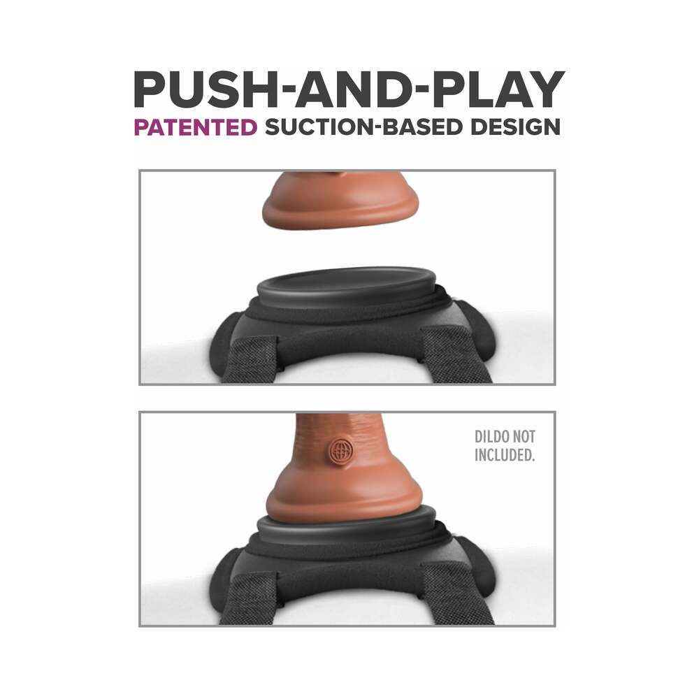 BODY DOCK LAP STRAP SILICONE STRAP-ON THIGH HARNESS