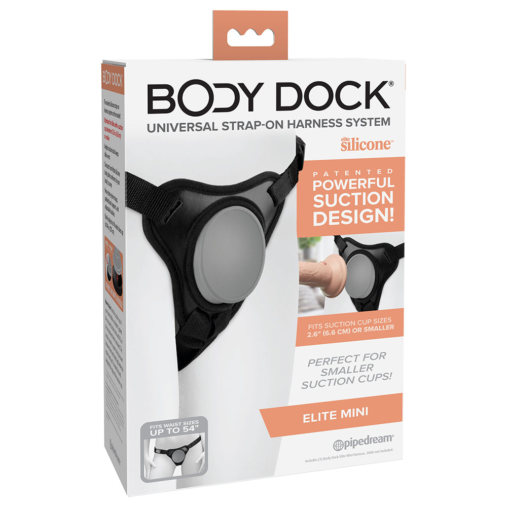 PIPEDREAM - BODY DOCK ELITE MINI SILICONE STRAP-ON HARNESS
