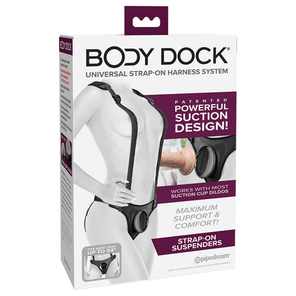 PIPEDREAMS - TIRANTES DOCK STRAP-ON PARA EL CUERPO