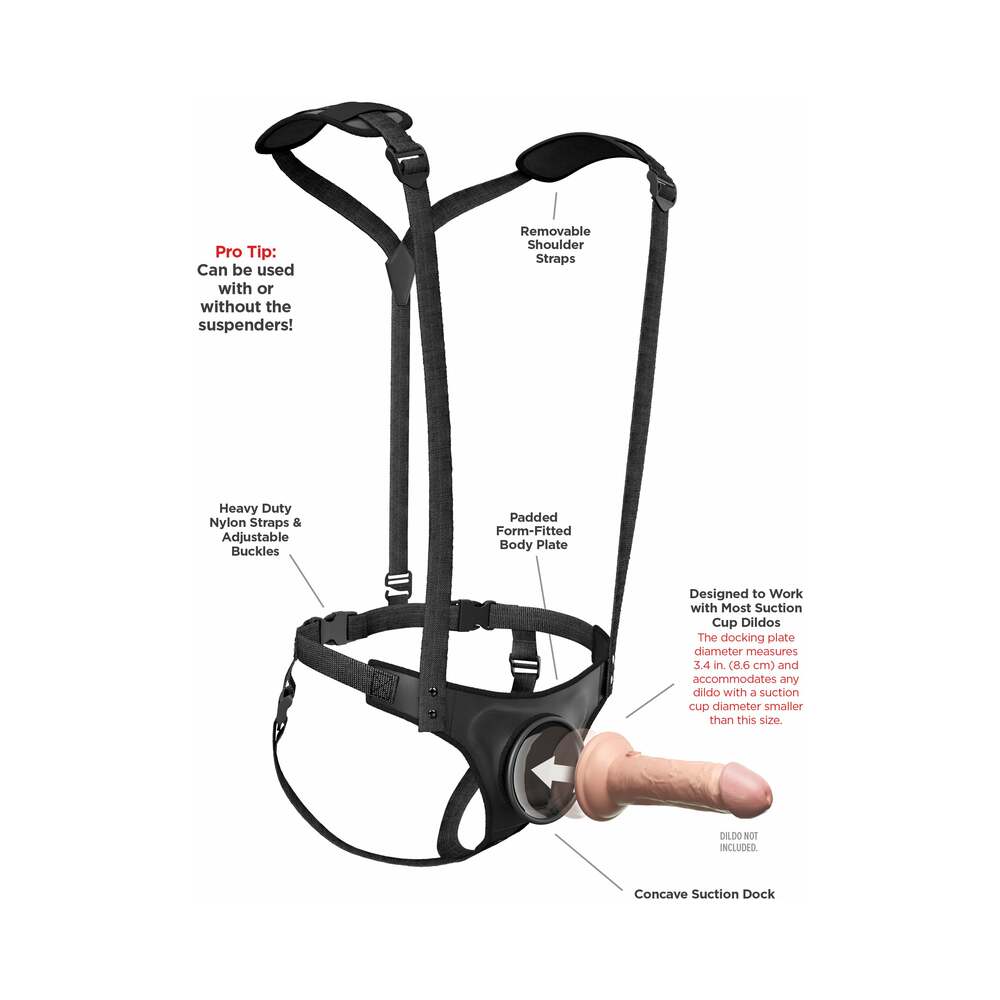 BODY DOCK STRAP-ON SUSPENDERS HARNESS
