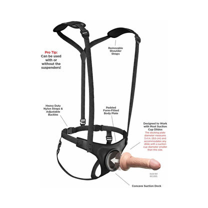 BODY DOCK STRAP-ON SUSPENDERS HARNESS