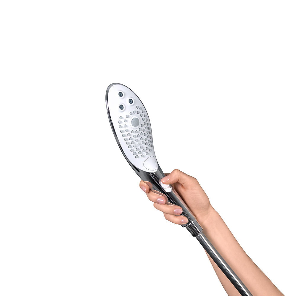 WOMANIZER WAVE SHOWER HEAD MASTURBATOR CHROME