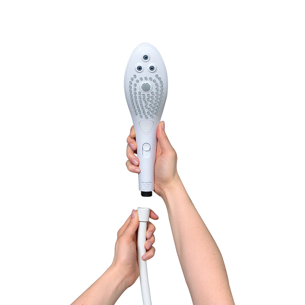 WOMANIZER WAVE SHOWER HEAD MASTURBATOR WHITE
