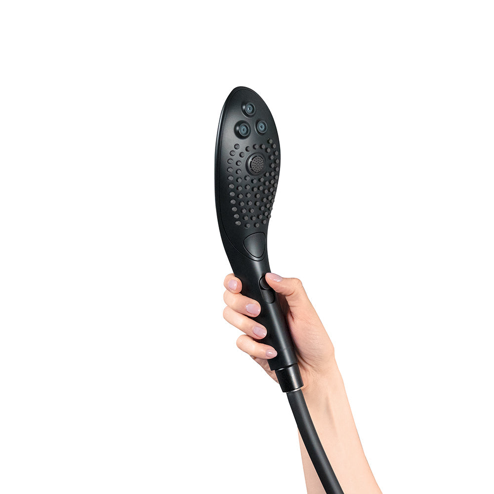 WOMANIZER WAVE SHOWER HEAD MASTURBATOR BLACK