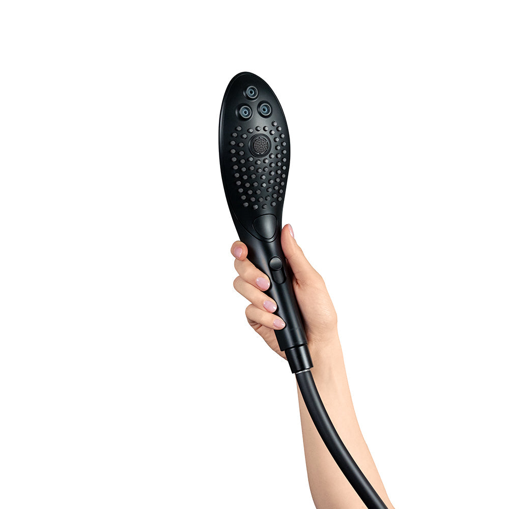 WOMANIZER WAVE SHOWER HEAD MASTURBATOR BLACK