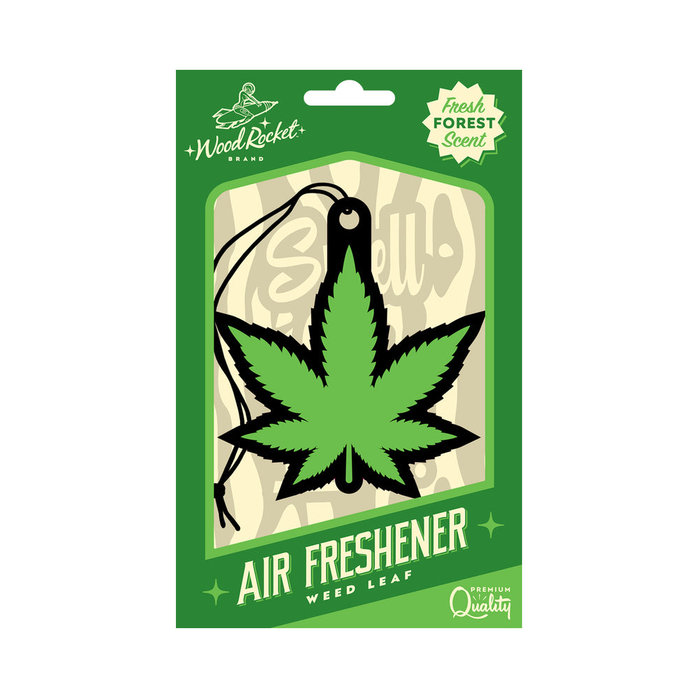 WOOD ROCKET AIR FRESHENER GREEN LEAF