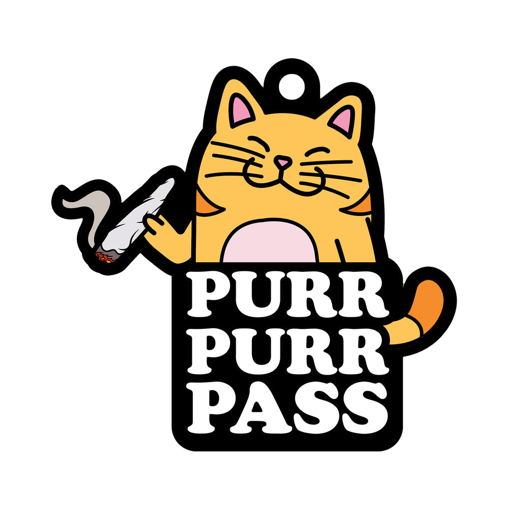 WOOD ROCKET AIR FRESHENER PURR PURR PASS