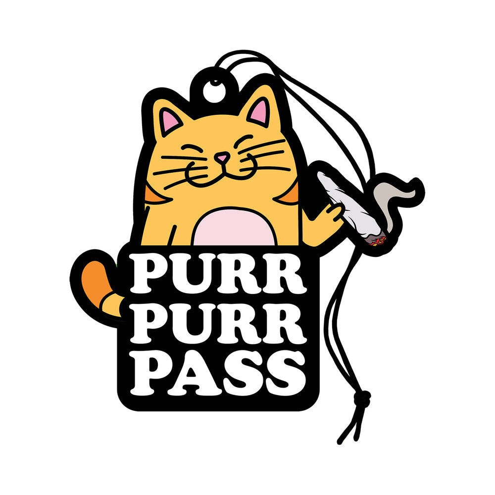 WOOD ROCKET AIR FRESHENER PURR PURR PASS