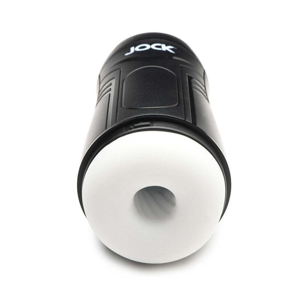 JOCK 9X SUCKING & VIBRATING MASTURBATOR WHITE