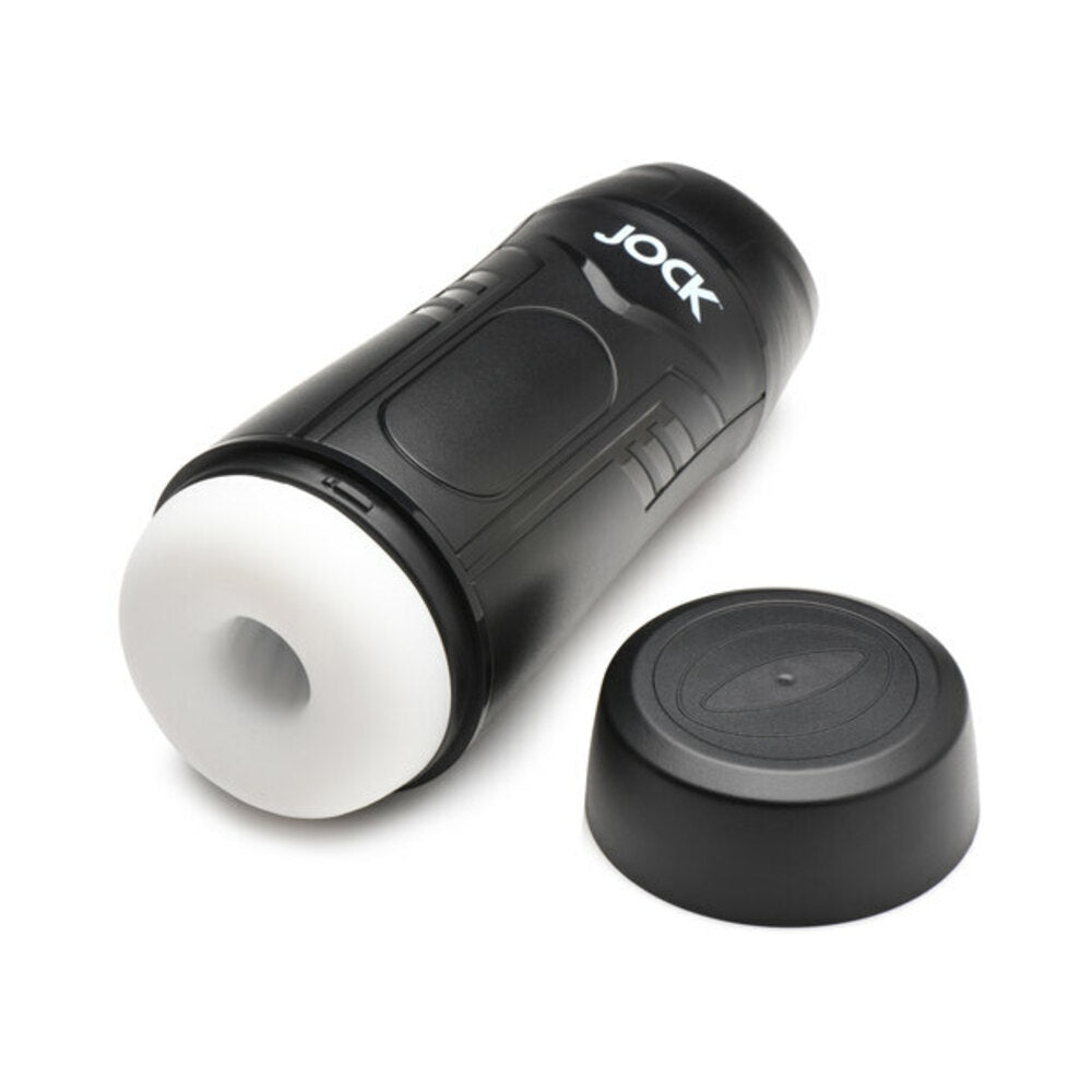 JOCK 9X SUCKING & VIBRATING MASTURBATOR WHITE