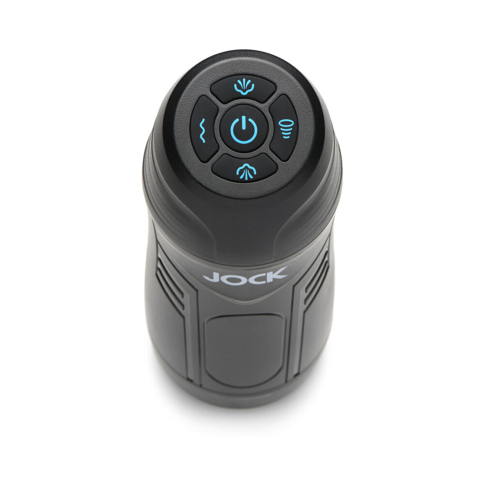 JOCK 9X SUCKING & VIBRATING MASTURBATOR WHITE