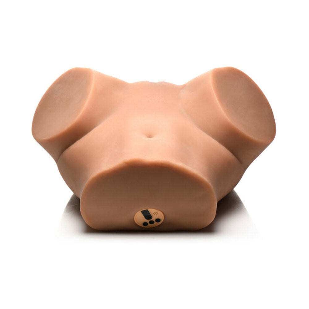 MISTRESS VIBRATING & SQUEEZING PUSSY & ASS MASTURBATOR MEDIUM