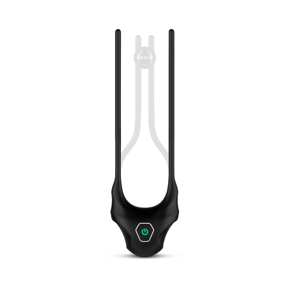 NEXUS - ANILLO VIBRADOR AJUSTABLE PARA PENE FORGE NEGRO