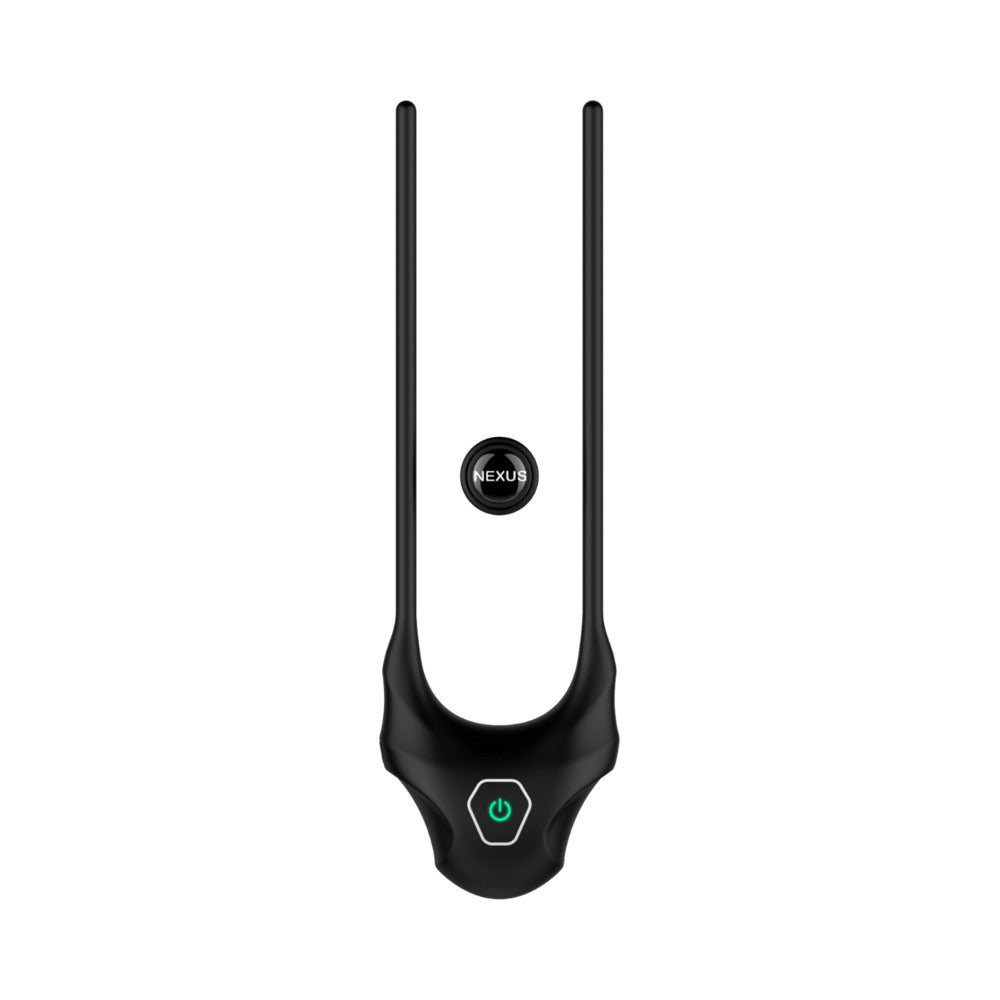 NEXUS FORGE ADJUSTABLE VIBRATING COCK RING BLACK