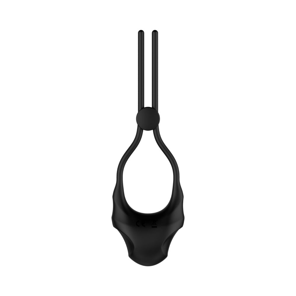NEXUS FORGE ADJUSTABLE VIBRATING COCK RING BLACK
