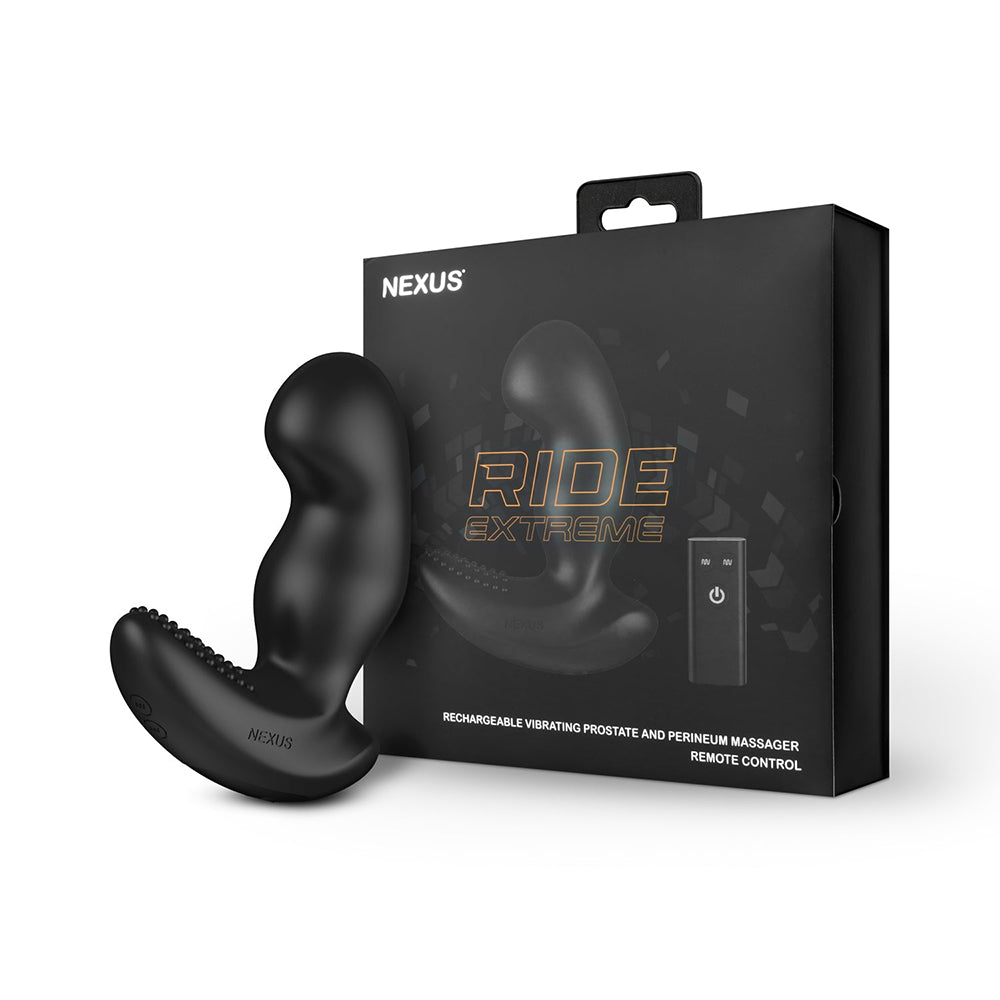 NEXUS - RIDE EXTREME REMOTE CONTROL PROSTATE DUAL MOTOR VIBRATOR BLACK