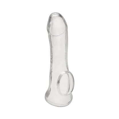 BLUE LINE 6.25 IN. TRANSPARENT PENIS ENHANCING SLEEVE EXTENSION
