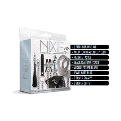 NIXIE METAL BONDAGE 8-PIECE KIT SILVER