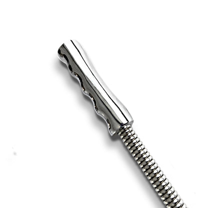 GLOBAL NOVELTIES - NIXIE METAL RIDING CROP FLAMING HEART