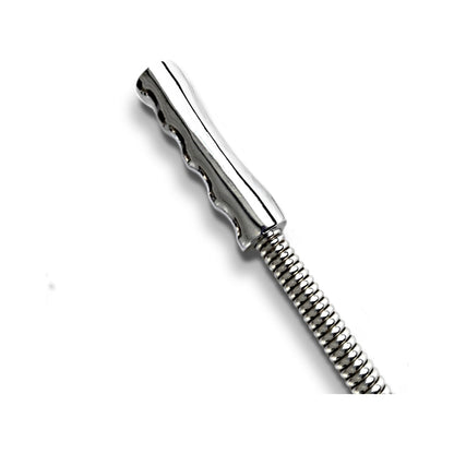 NIXIE METAL RIDING CROP FLAMING HEART