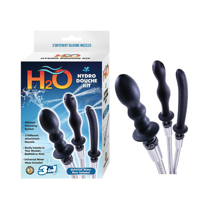 H2O HYDRO DOUCHE KIT BLACK
