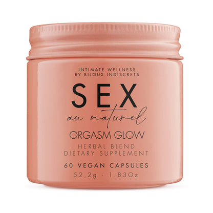 BIJOUX INDISCRETS - SEX AU NATUREL ORGASM GLOW SUPPLEMENT 60 CAPSULES