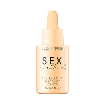 BIJOUX INDISCRETS SEX AU NATUREL REVITALIZING MASSAGE DROPS 1 OZ.