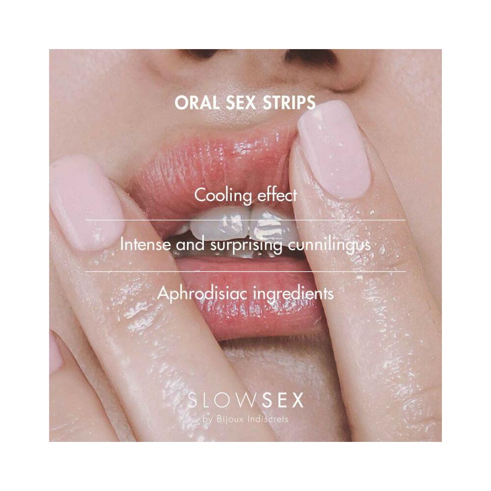 BIJOUX INDISCRETS - SLOW SEX ORAL SEX STRIPS 7-PACK