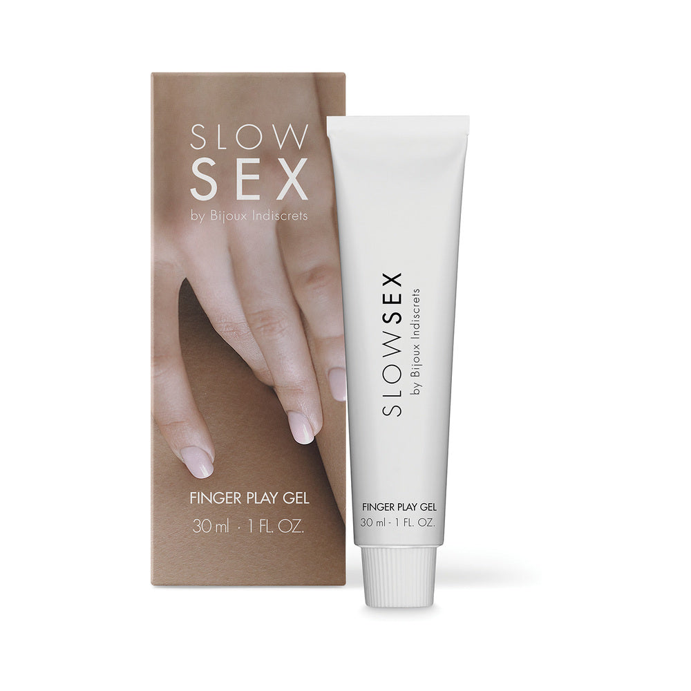 BIJOUX INDISCRETS SLOW SEX FINGER PLAY GEL 1 OZ.