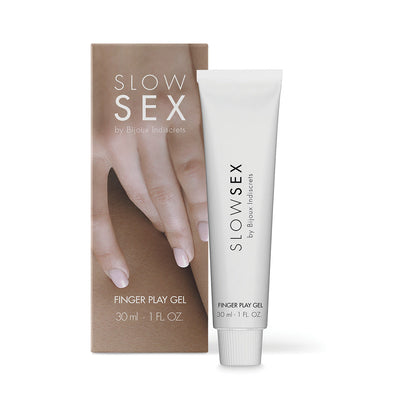 BIJOUX INDISCRETS SLOW SEX FINGER PLAY GEL 1 OZ.