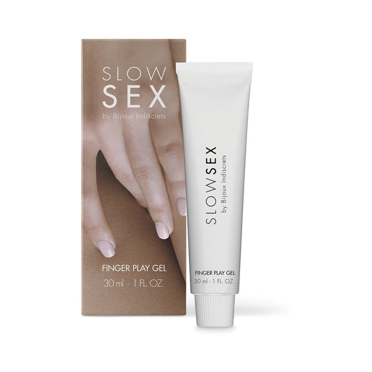 BIJOUX INDISCRETS SLOW SEX FINGER PLAY GEL 1 OZ.