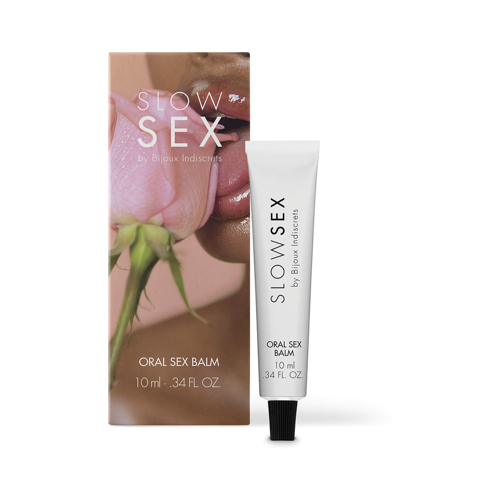 BIJOUX INDISCRETS SLOW SEX ORAL SEX BALM 0.34 OZ.