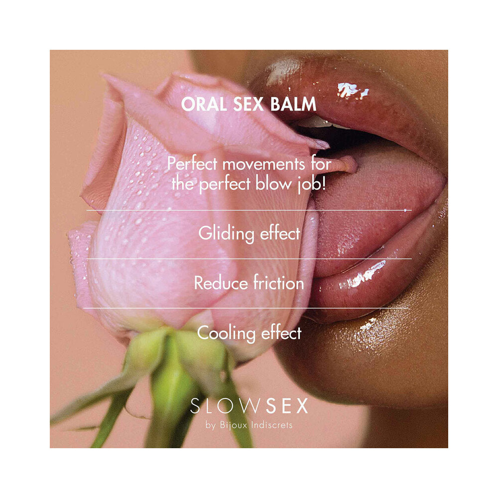 BIJOUX INDISCRETS - BÁLSAMO PARA SEXO ORAL SLOW SEX 0.34 OZ.