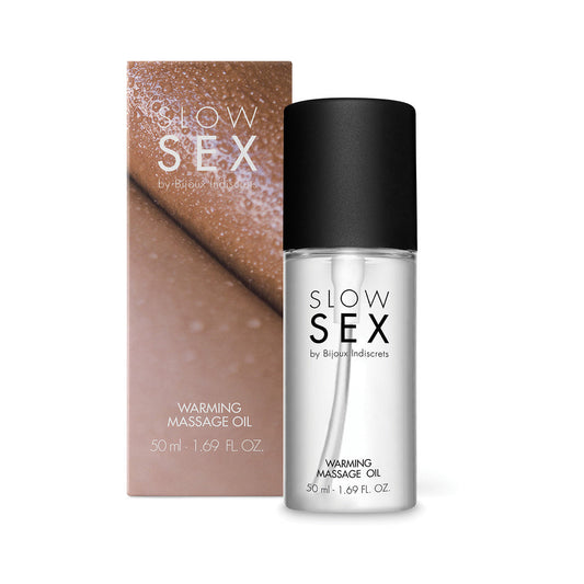 BIJOUX - ACEITE DE MASAJE EFECTO CALOR SLOW SEX 50 ML