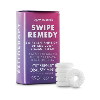 BIJOUX INDISCRETS CLITHERAPY SWIPE THERAPY ORAL SEX MINTS 0.88 OZ.