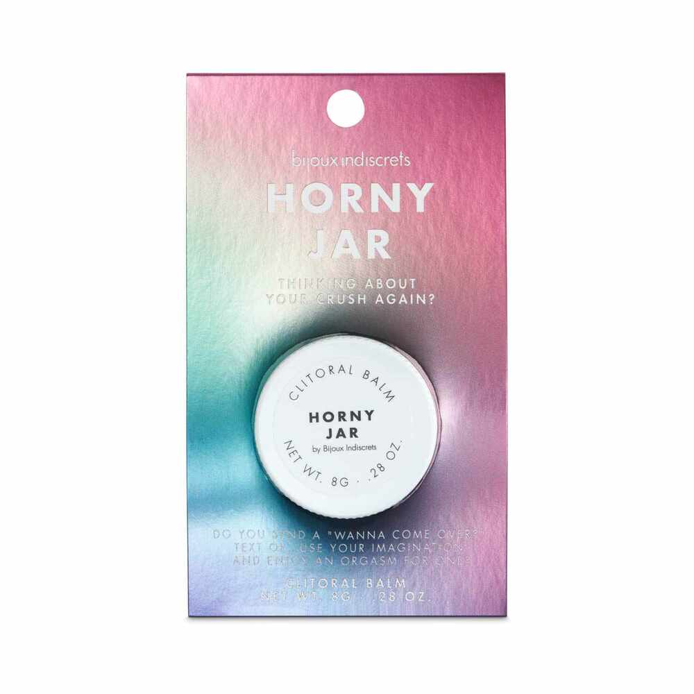 BIJOUX INDISCRETS CLITHERAPY HORNY JAR CLITORAL BALM 0.28 OZ.