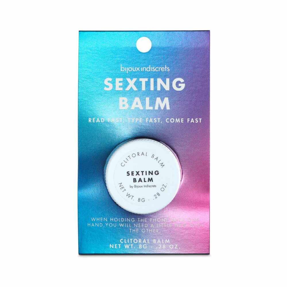 BIJOUX INDISCRETS CLITHERAPY SEXTING CLITORAL BALM 0.28 OZ.