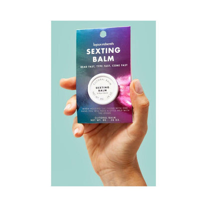 BIJOUX INDISCRETS CLITHERAPY SEXTING CLITORAL BALM 0.28 OZ.