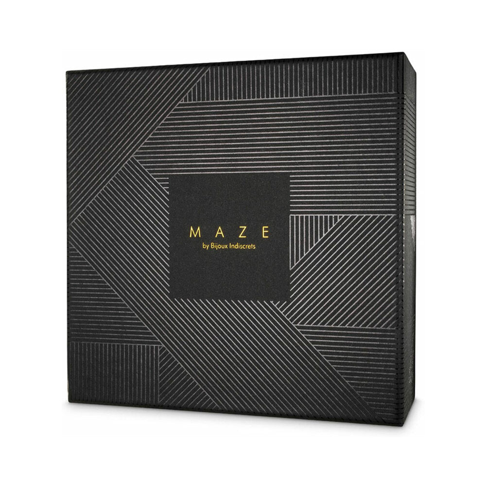 BIJOUX - INDISCRETS MAZE CROSSED CHEST HARNESS BLACK