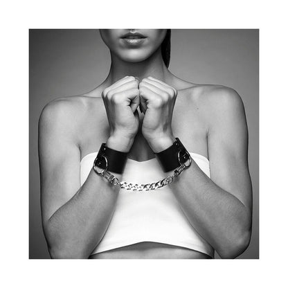 BIJOUX INDISCRETS MAZE - WIDE CUFFS BLACK
