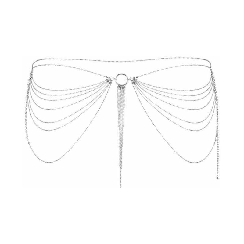BIJOUX INDISCRETS MAGNIFIQUE CHAIN WAIST JEWELRY SILVER