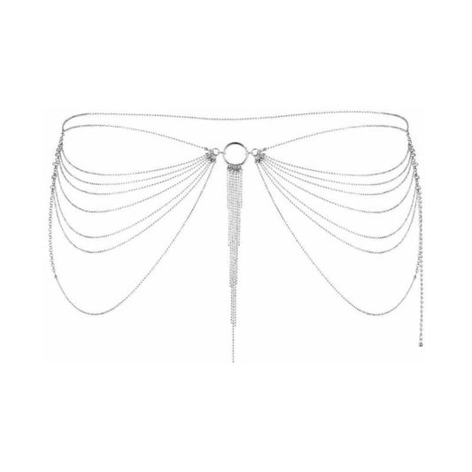 BIJOUX INDISCRETS MAGNIFIQUE CHAIN WAIST JEWELRY SILVER