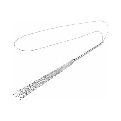 BIJOUX INDISCRETS MAGNIFIQUE CHAIN NECKLACE WHIP SILVER