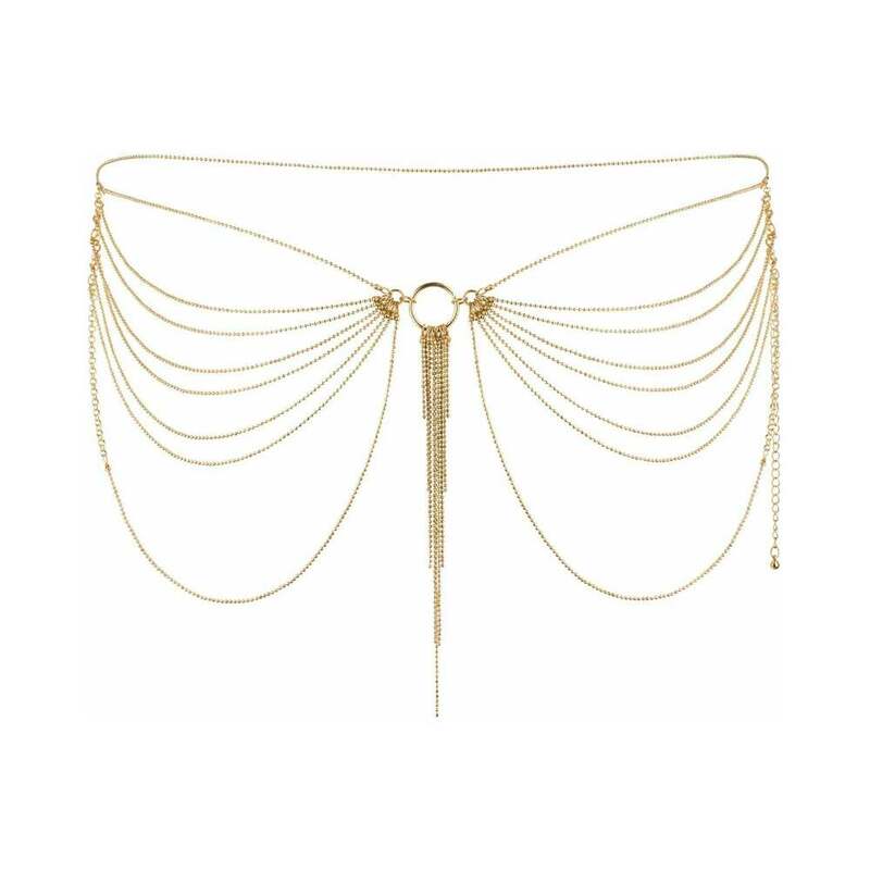 BIJOUX INDISCRETS MAGNIFIQUE CHAIN WAIST JEWELRY GOLD