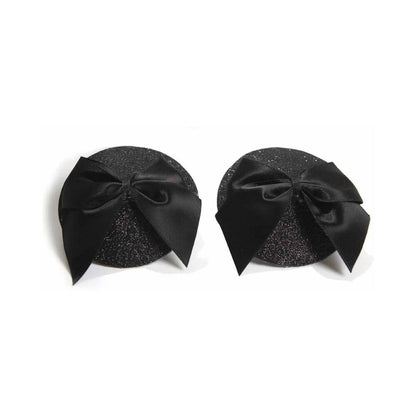 BIJOUX INDISCRETS BURLESQUE PASTIES GLITTER & SATIN BOW