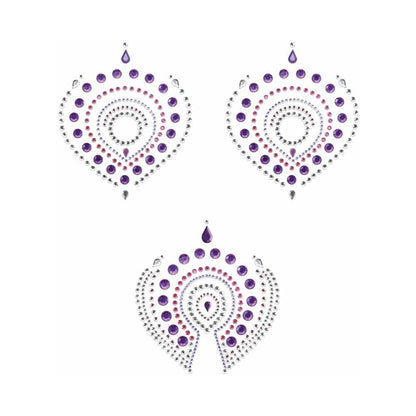 BIJOUX INDISCRETS - FLAMBOYANT RHINESTONE BODY DECORATIONS PURPLE/PINK