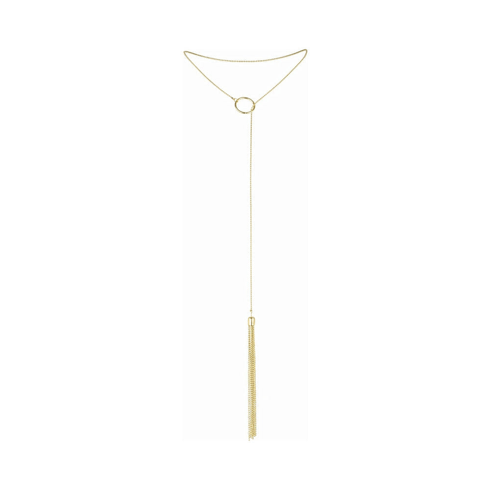 BIJOUX INDISCRETS MAGNIFIQUE TICKLER PENDANT GOLD
