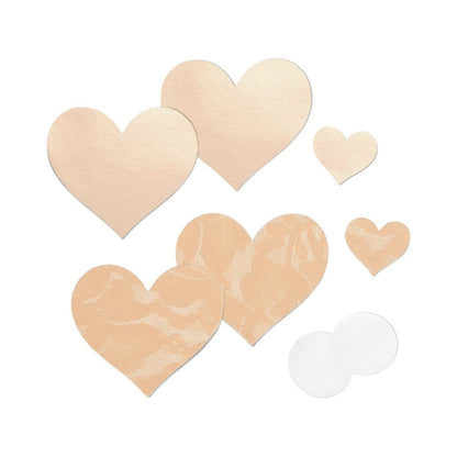 BRISTOLS 6 - PEGATINAS BÁSICAS DE CORAZONES NIPPIES TALLA B