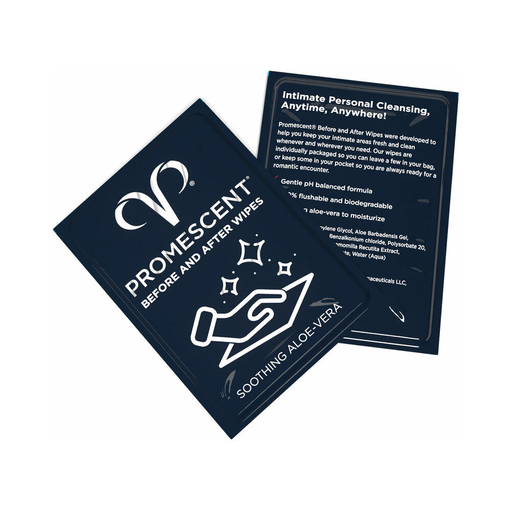 PROMESCENT BEFORE & AFTER INDIVIDUAL WIPES 40-PACK