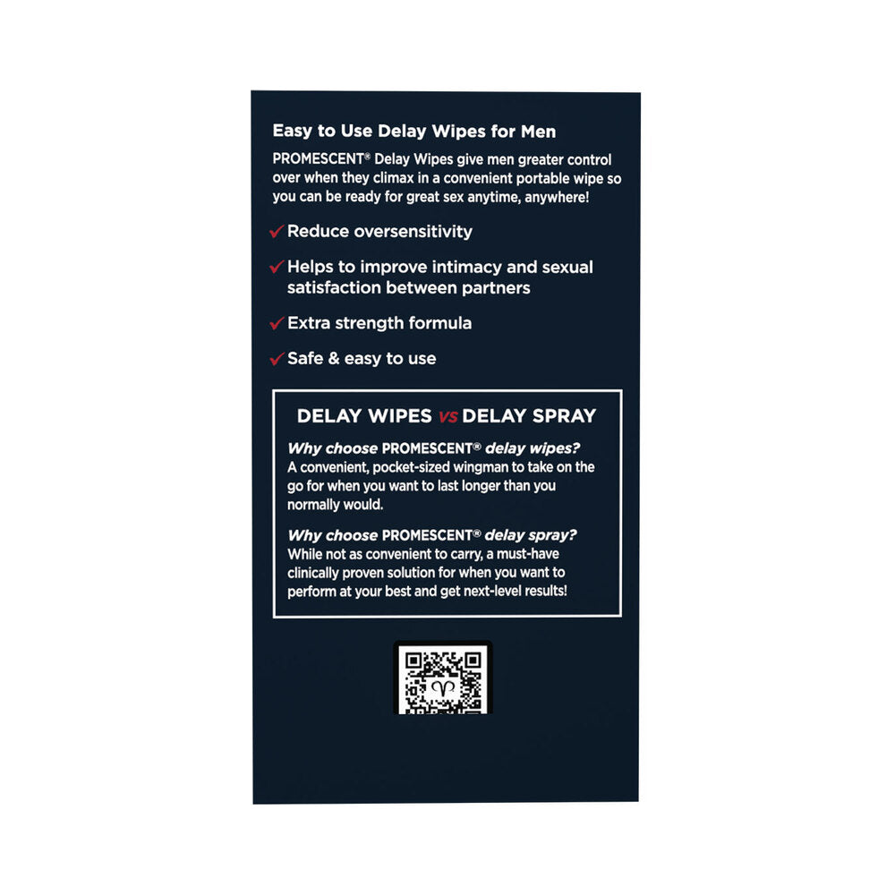 PROMESCENT - DELAY WIPES 7-PACK